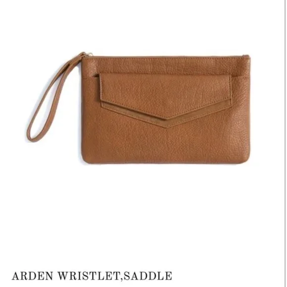 BOGO NWT Anthroplogie Shiraleah Arden Vegan Wristlet - Picture 2 of 13